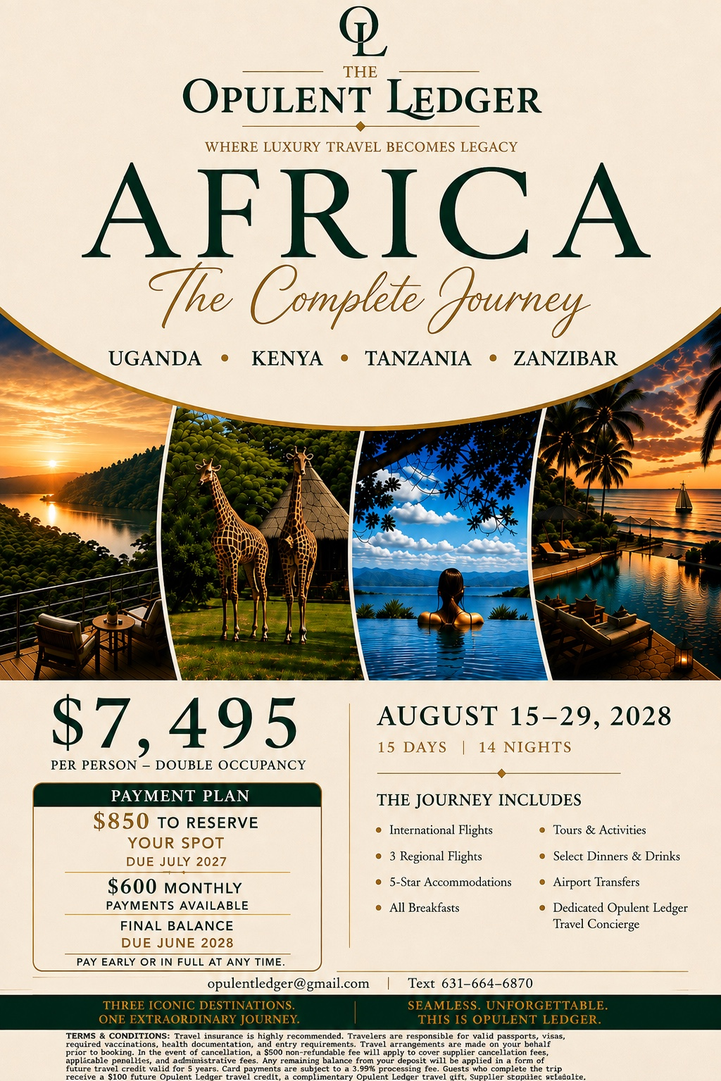 East Africa Journey flyer